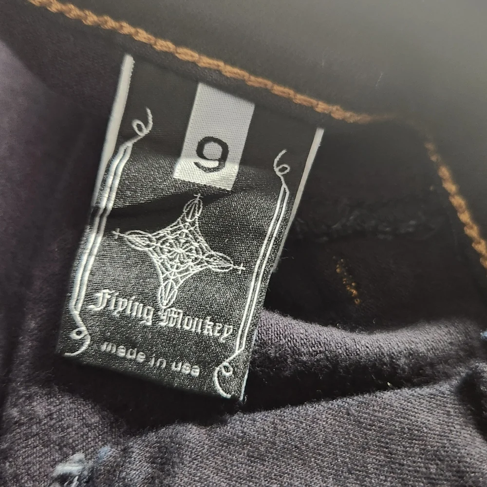 NWT Women's Flying Monkey Denim Leggings - Picture 3 of 6